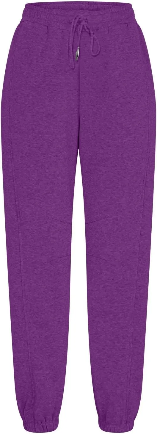 2024 Cinch Bottom Sweatpants for Women Casual High Waisted Workout Active Joggers Pants Baggy Lounge Bottoms