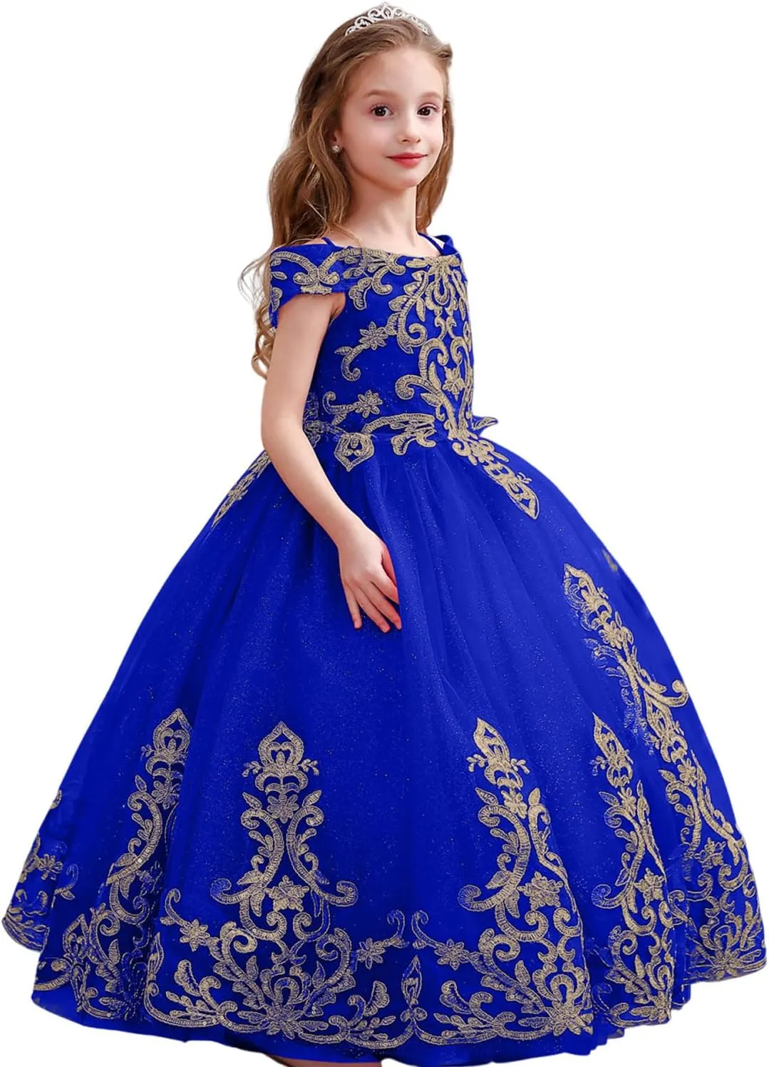ABAO SISTER Flower Girls Princess Pageant Dreses Party Prom Puffy Ball Gowns Formal Dresses