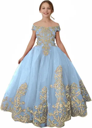 ABAO SISTER Flower Girls Princess Pageant Dreses Party Prom Puffy Ball Gowns Formal Dresses