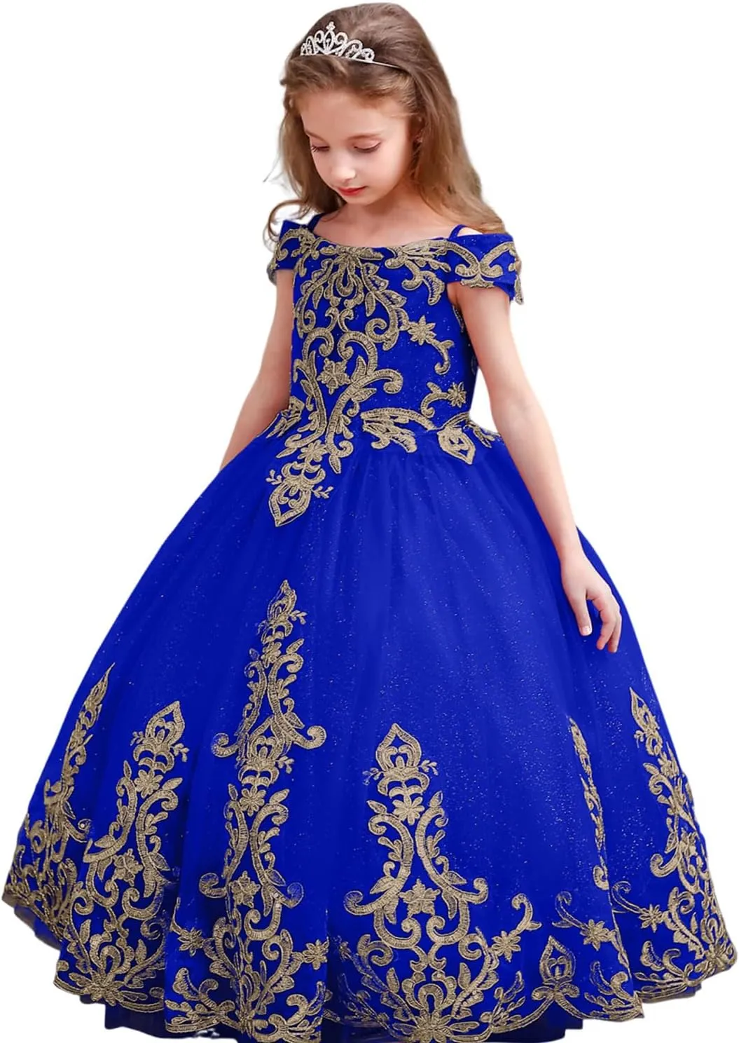 ABAO SISTER Flower Girls Princess Pageant Dreses Party Prom Puffy Ball Gowns Formal Dresses