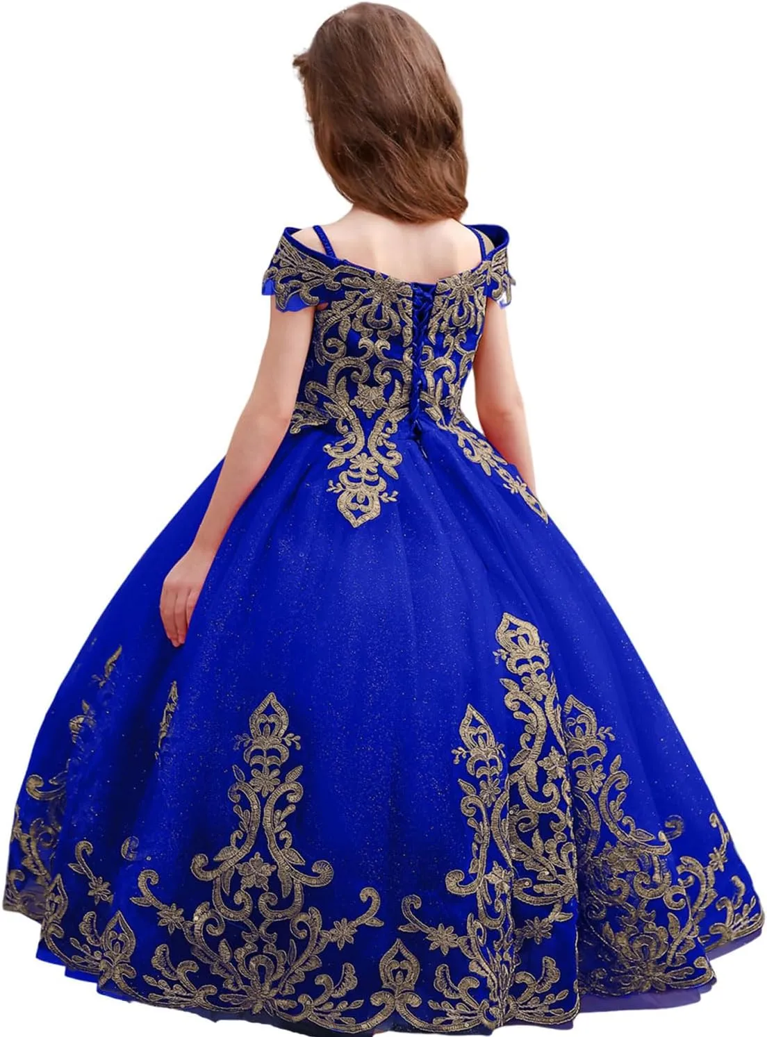 ABAO SISTER Flower Girls Princess Pageant Dreses Party Prom Puffy Ball Gowns Formal Dresses