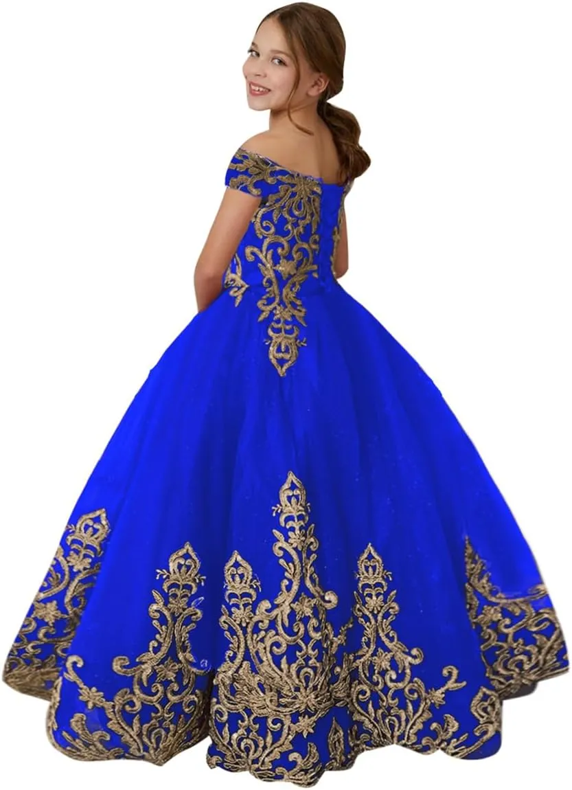 ABAO SISTER Flower Girls Princess Pageant Dreses Party Prom Puffy Ball Gowns Formal Dresses