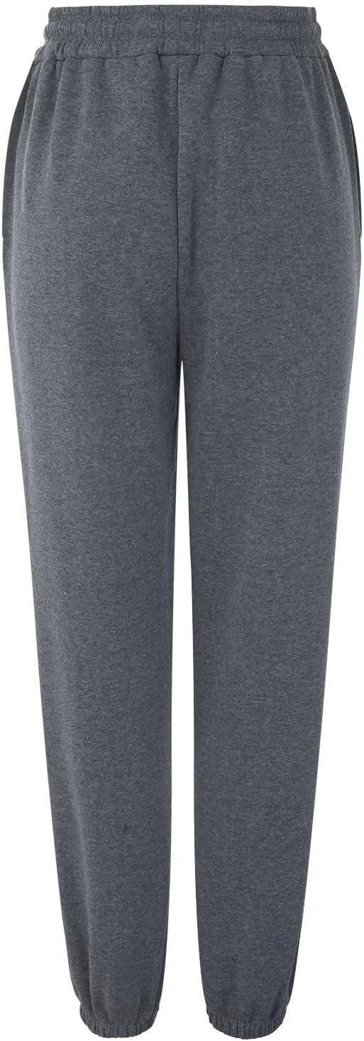 ADJHDFH Women's High Waisted Sweatpants Workout Active Joggers Pants Baggy Lounge Bottoms with Pockets Y2K Pants