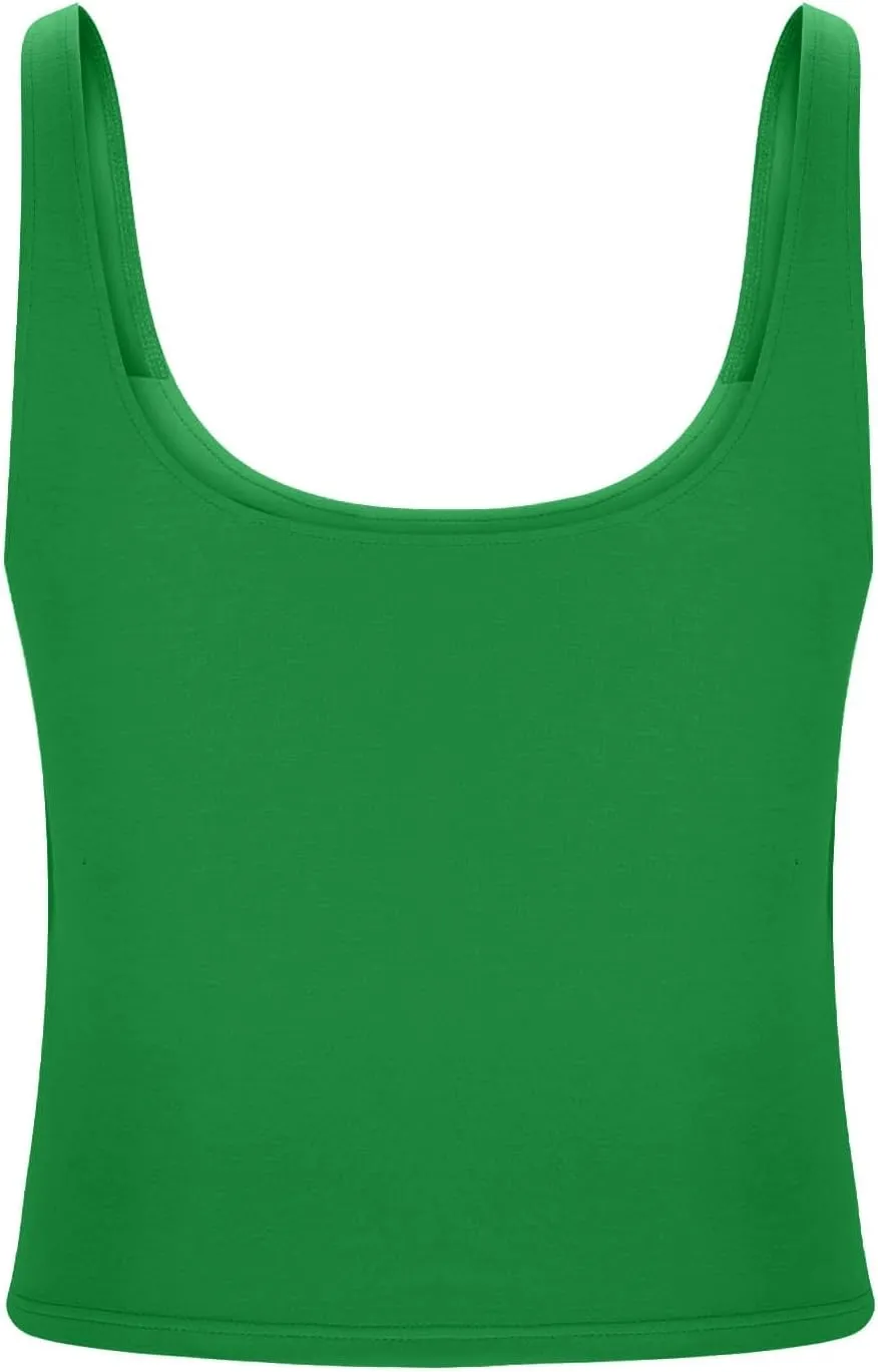 Built in Bra Tank Tops for Women Shelf Bra Camisole Tops Yoga Workout Tops Cami Bra Padded Tank Top Sports Bras