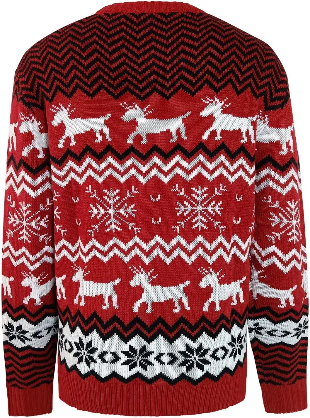 Christmas Sweater for Women 2023 Santa Claus Cute Pattern Jacquard Knit Sweatshirts Long Sleeve Pullover Tops