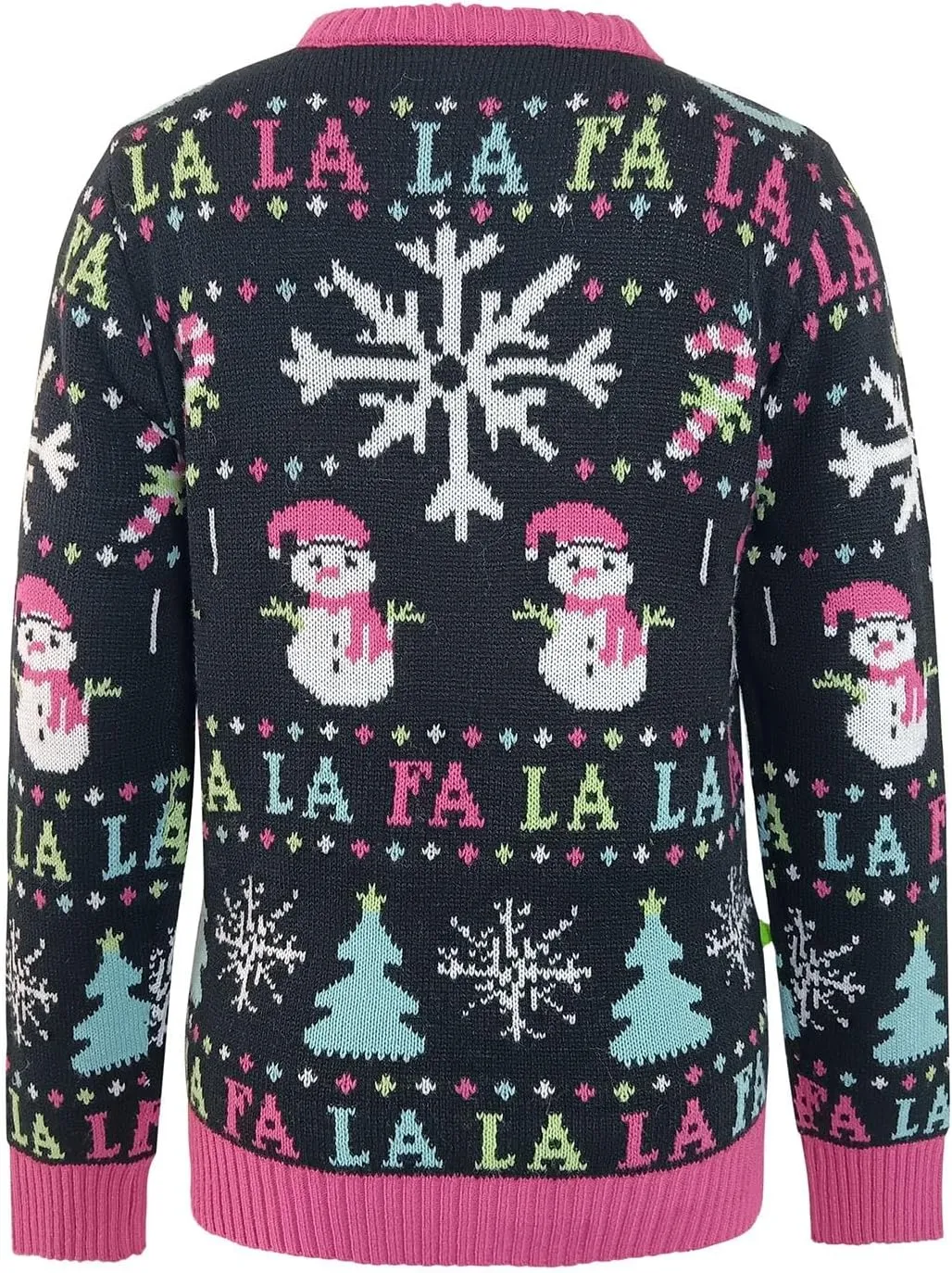 Christmas Sweater for Women 2023 Santa Claus Cute Pattern Jacquard Knit Sweatshirts Long Sleeve Pullover Tops