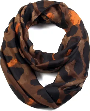 Classic Leopard Print Infinity Fashion Scarves