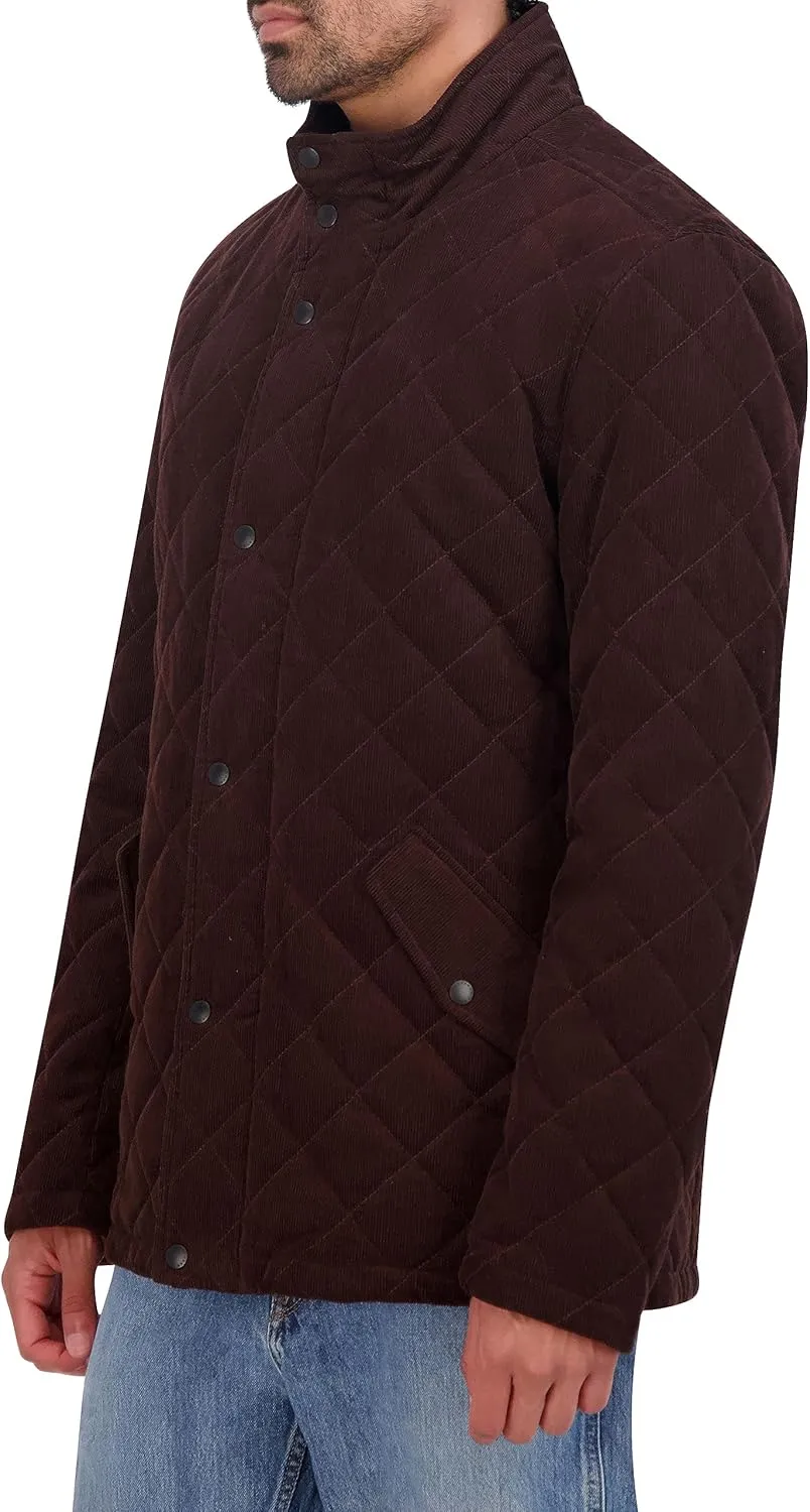 Cole Haan Men's Stand Collar Quilted Jacket