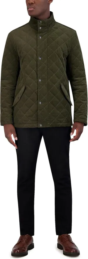 Cole Haan Men's Stand Collar Quilted Jacket