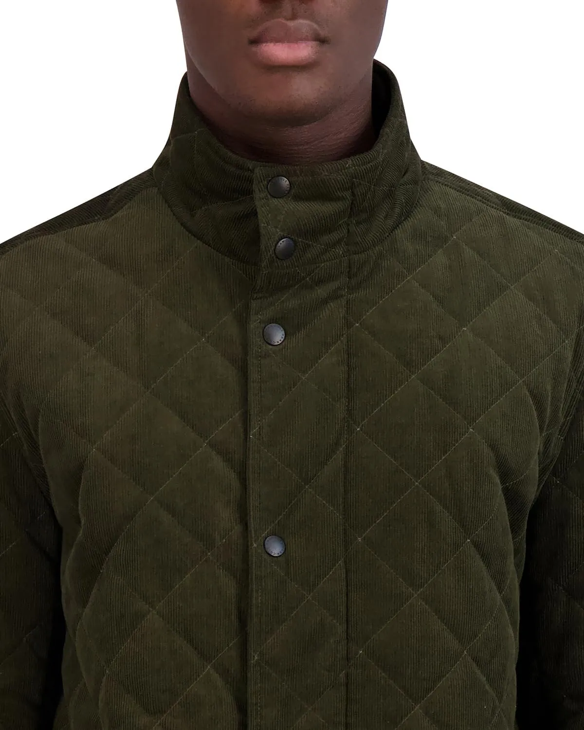 Cole Haan Men's Stand Collar Quilted Jacket