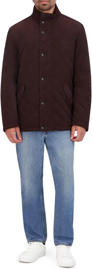 Cole Haan Men's Stand Collar Quilted Jacket
