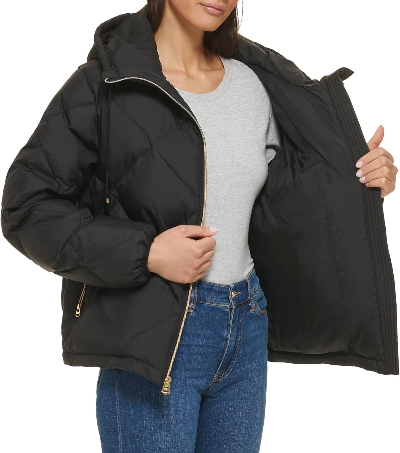 Cole Haan Women's Essential Diamond Quilted Jacket