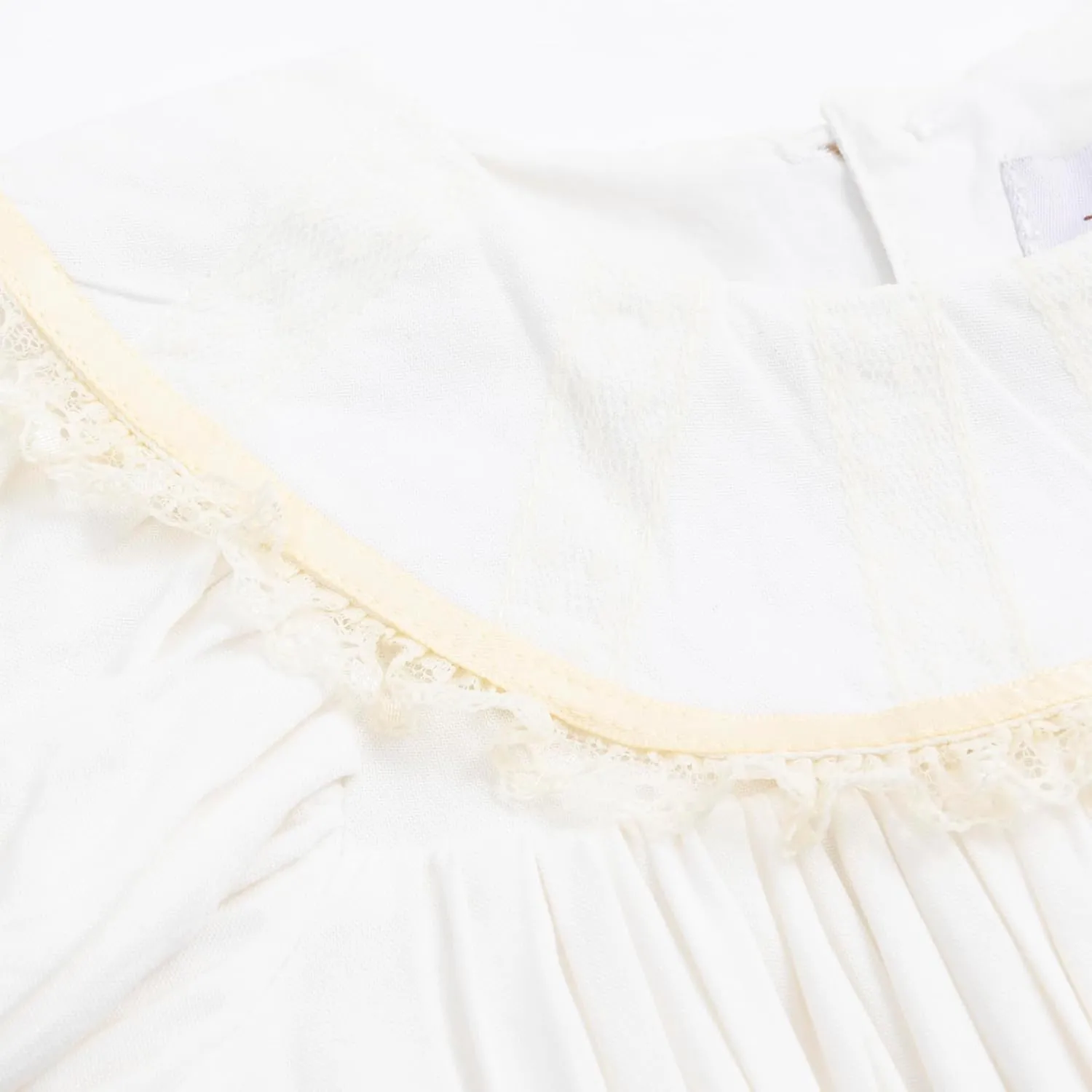 Girls Dress, Girls Gowns, Lace Heirloom Dress, Puff Sleeve, Cute Long Style for Kids