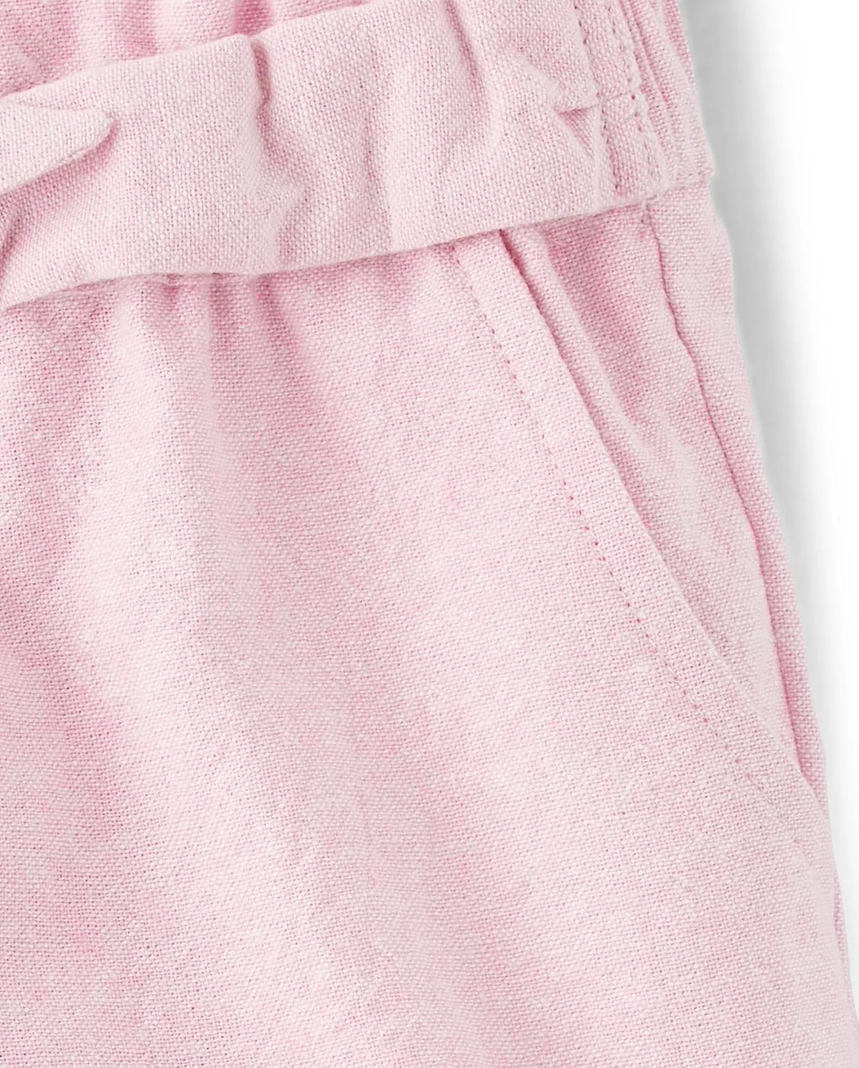 Gymboree Baby Boys' and Toddler Tie Front Linen Shorts