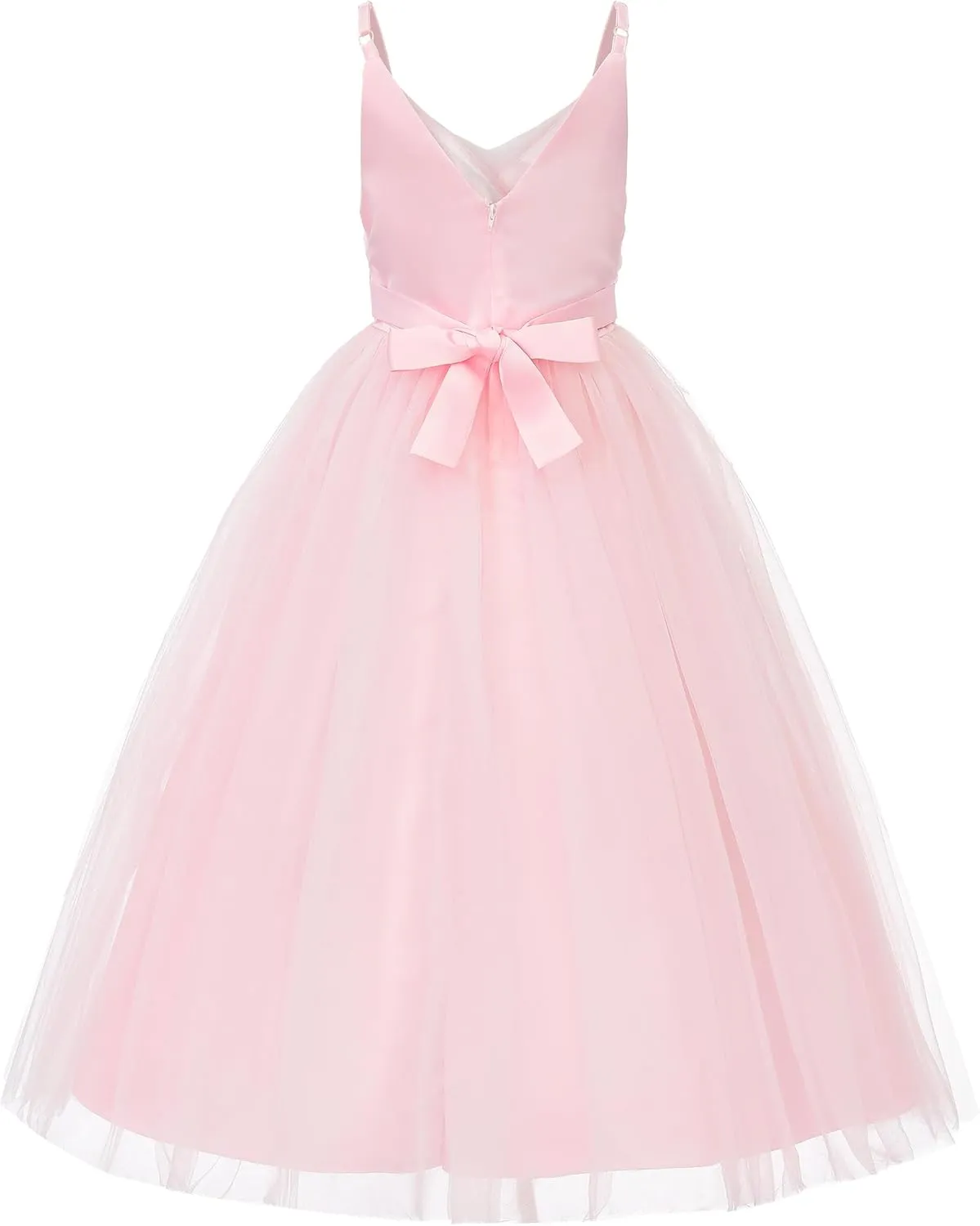 JerrisApparel Flower Girls Dress Wedding Pageant Tulle Dresses Birthday Party Ball Gown