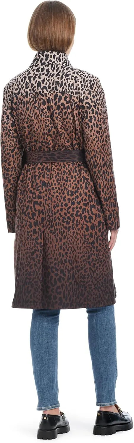 kate spade new york Women's Belted Single Breast Hooded Trench Coat Raincoat