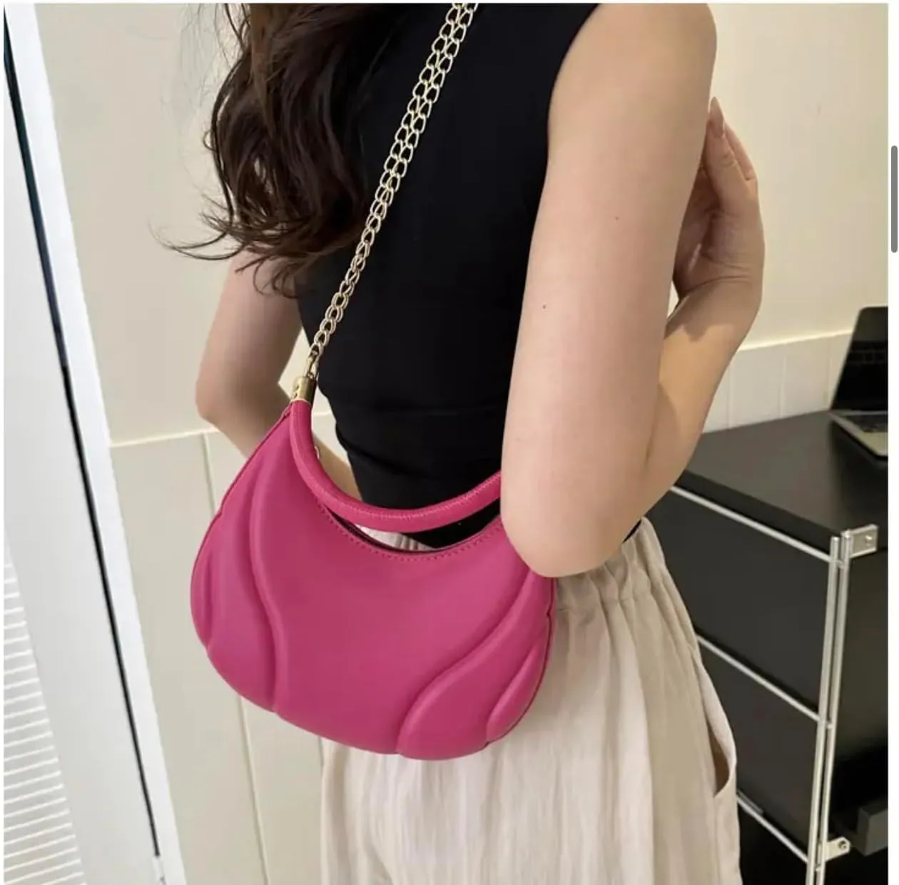 Luxury Leather Hangbag/Shoulder Bag