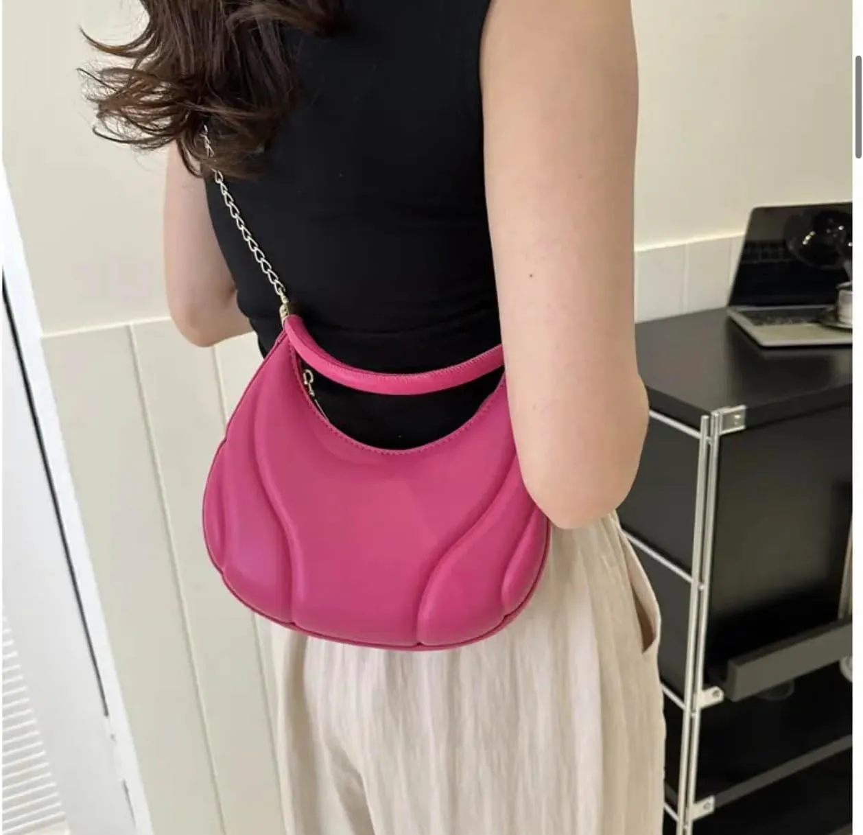 Luxury Leather Hangbag/Shoulder Bag