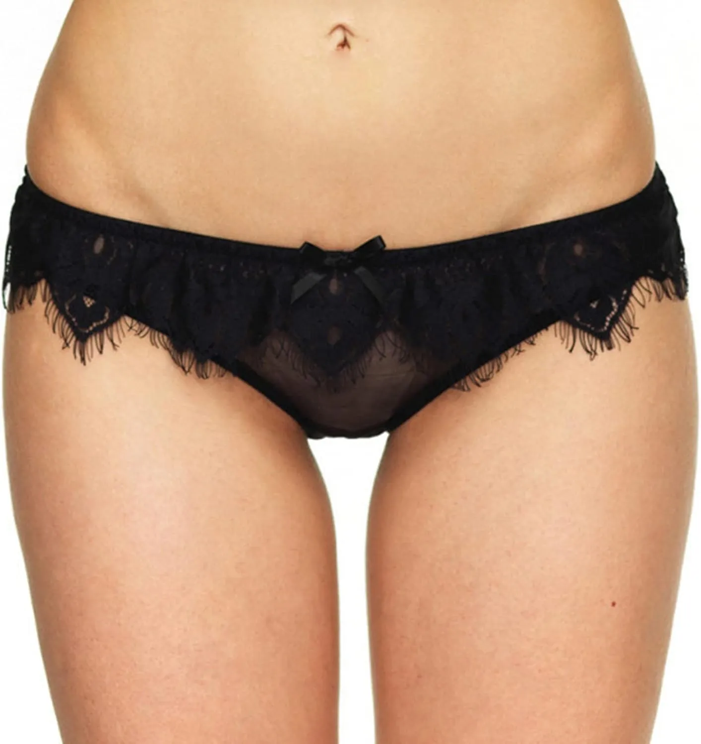 Maiyifu-GJ Women's Sexy Bra and Panty Sets Lace Sheer 2 Piece Lingerie Set See Through Mesh Strap Bralette Underwear