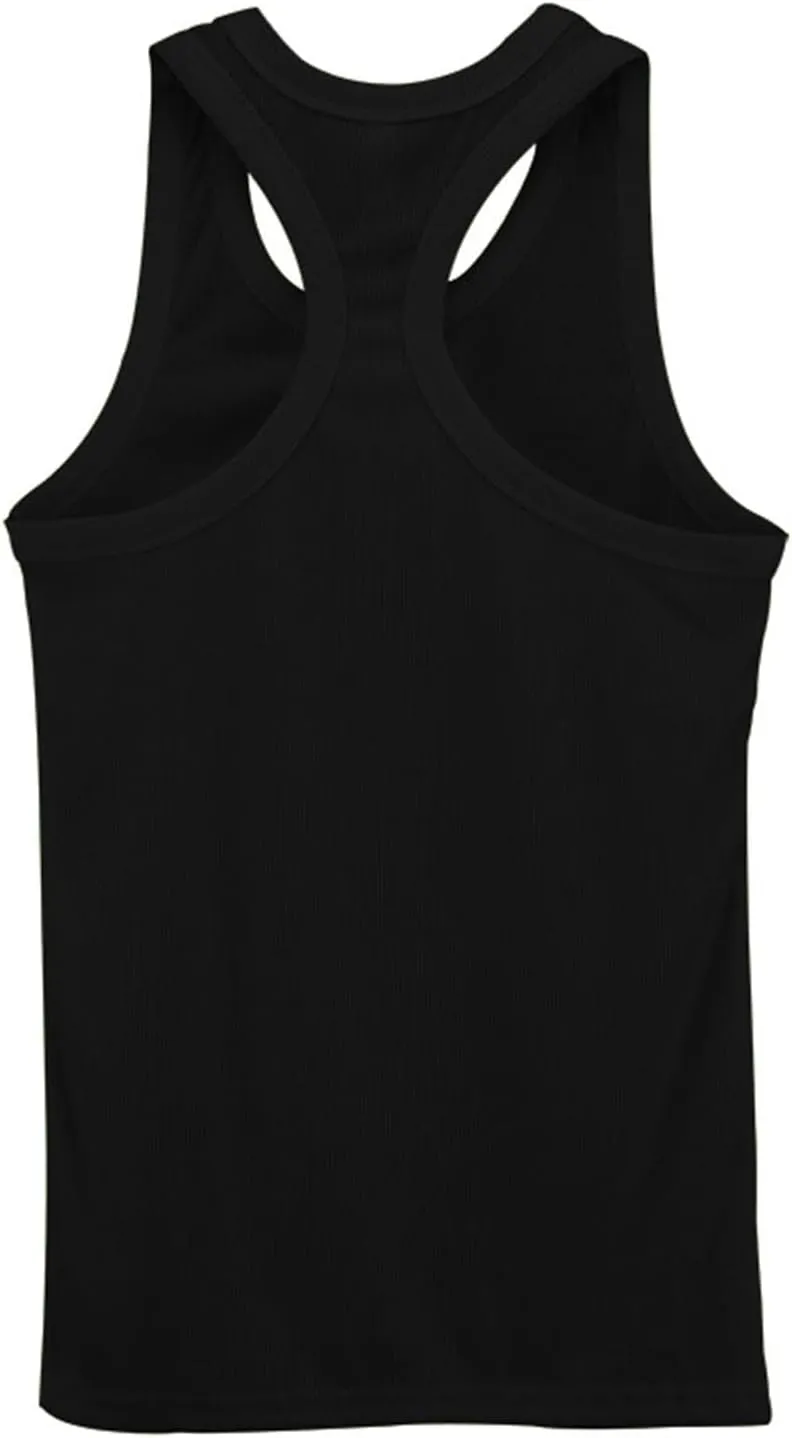 Men's Cotton Tank Tops Athletic Moisture Wicking Muscle Cut Off Shirt Bodybuilding Gym Workout Sleeveless Shirts