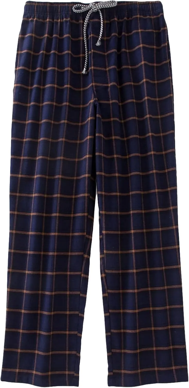 Men's Plaid Drawstring Waist Joggers Pants Pajama Pants Cotton Lounge Bottoms Active Sweatpants with Pockets