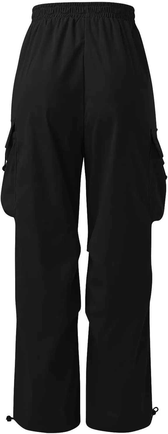 Men's Tracksuit Pant Casual Vintage Joggers Outdoor Sweatpants Zip Pockets Stretch Waist Cargo Combat Pant