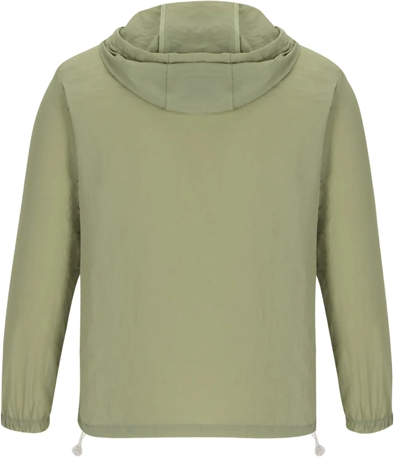 Men's UPF 50  Sun Protection Outdoor Lightweight Full Zip Hoodie Jacket Long Sleeve Fishing Hiking Performance Jackets