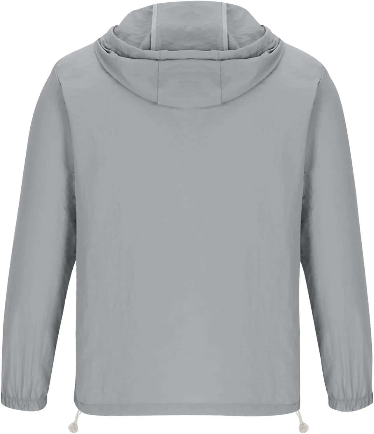 Men's UPF 50  Sun Protection Outdoor Lightweight Full Zip Hoodie Jacket Long Sleeve Fishing Hiking Performance Jackets