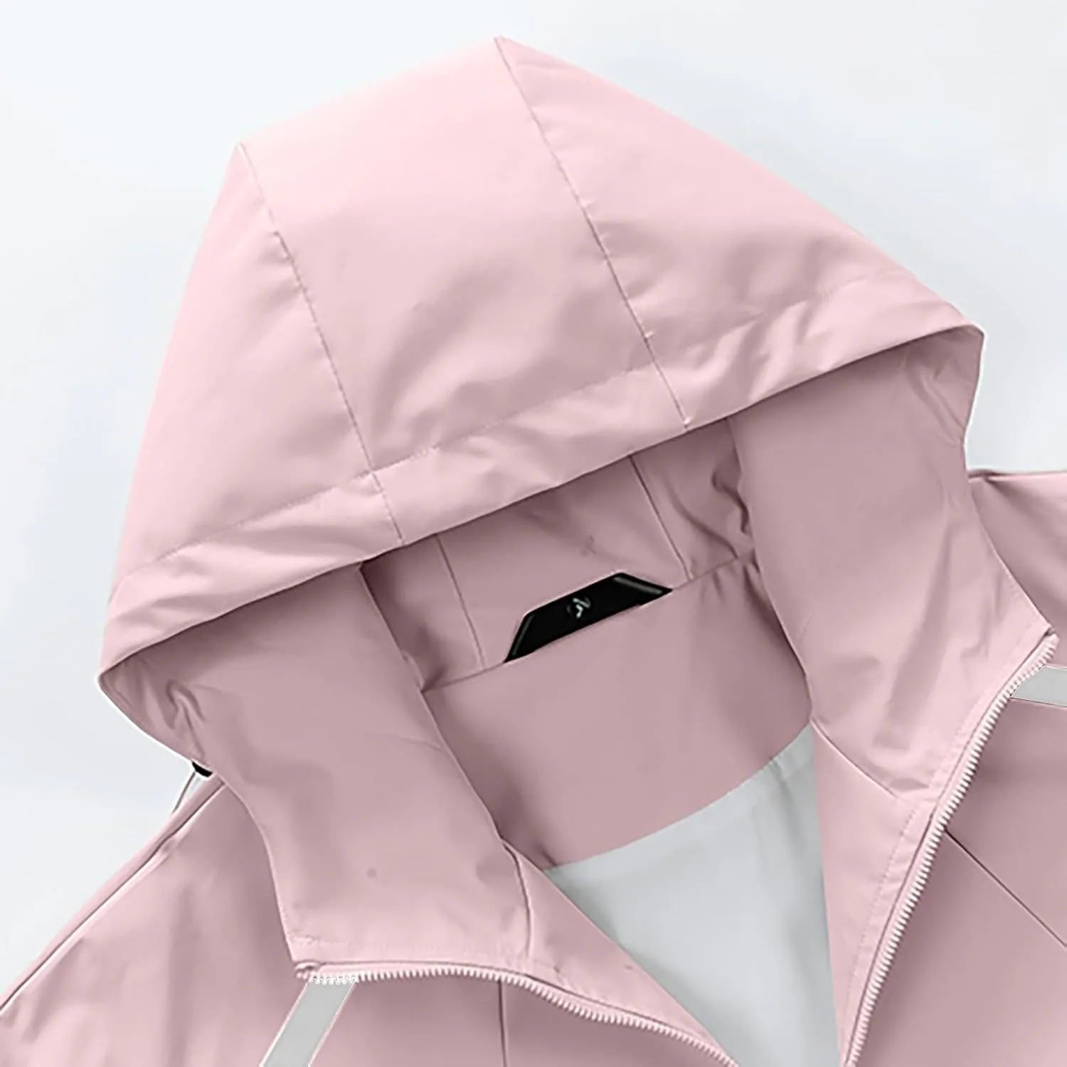 Mens Windproof Jacket Waterproof Lightweight Mountain Sport Jackets for Men Outdoor Loose Hooded Windbreaker Raincoat