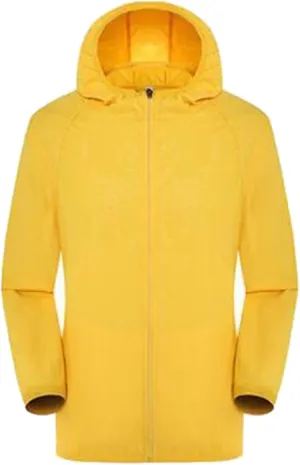 Mzkdieey Rain Jackets for Women Waterproof Raincoat Long Hooded Rain Coats Outdoor Active Windbreaker Trench Coat