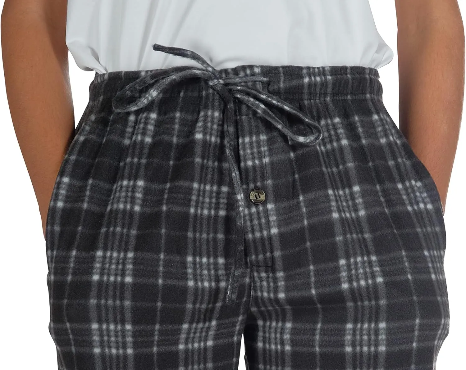 Real Essentials 3 Pack Boys Pajama Pants Super Soft Fleece PJ Lounge Bottoms for Kids