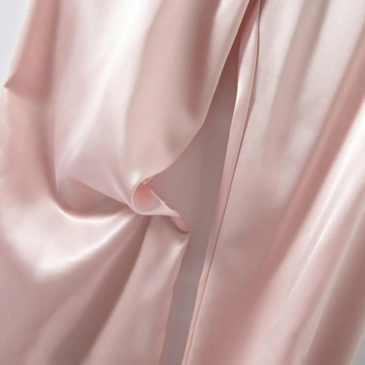 Satin Pajama Set for Women Sexy Soft Silky Lace Floral V Neck Tops Cozy Flowy Long Pants Comfy 2 Piece Pj Loungewear