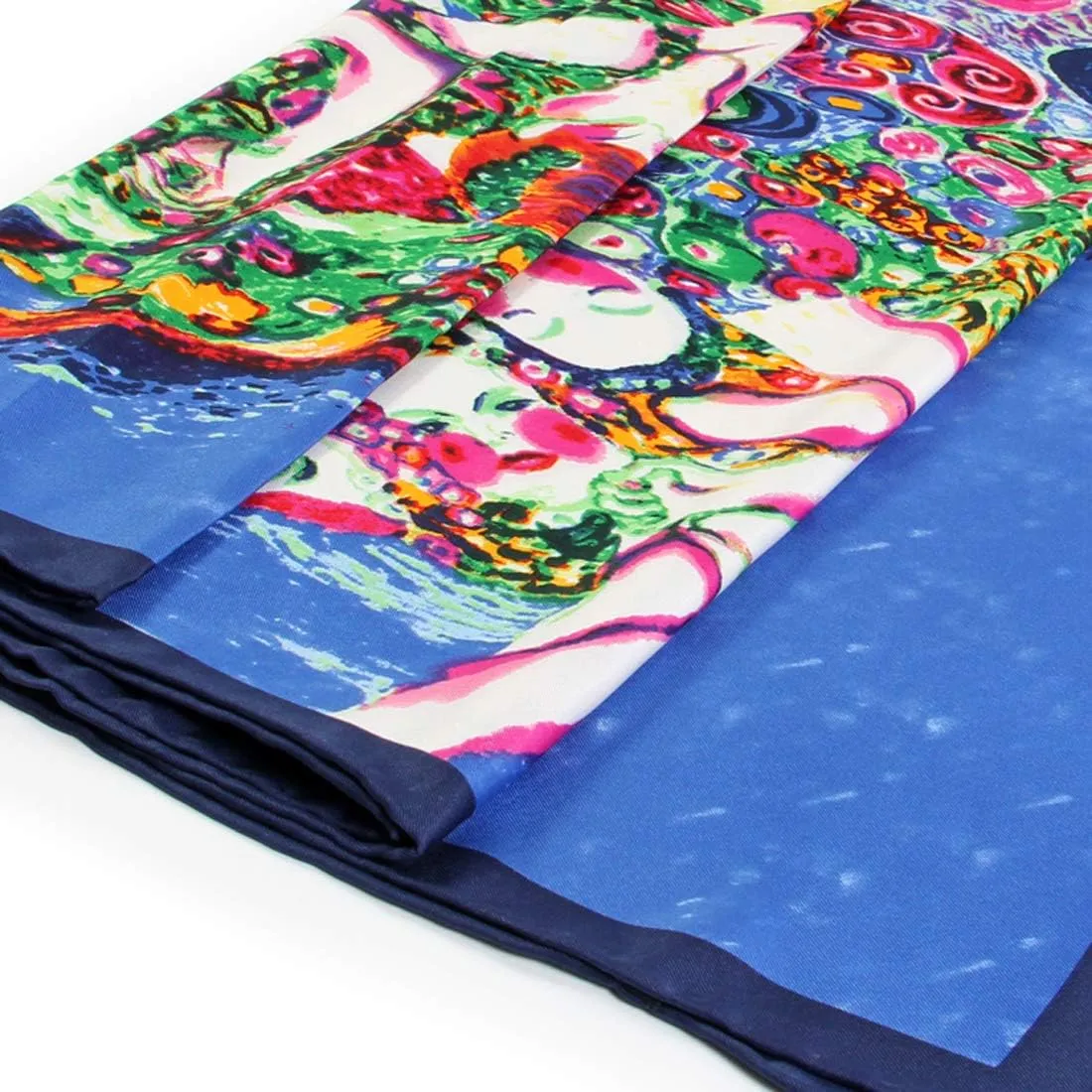 Scarfand's Mixed Colors Oil Paint Tie-dye Spring Fashion Versatile Lightweight Infinity Scarves Head Wrap