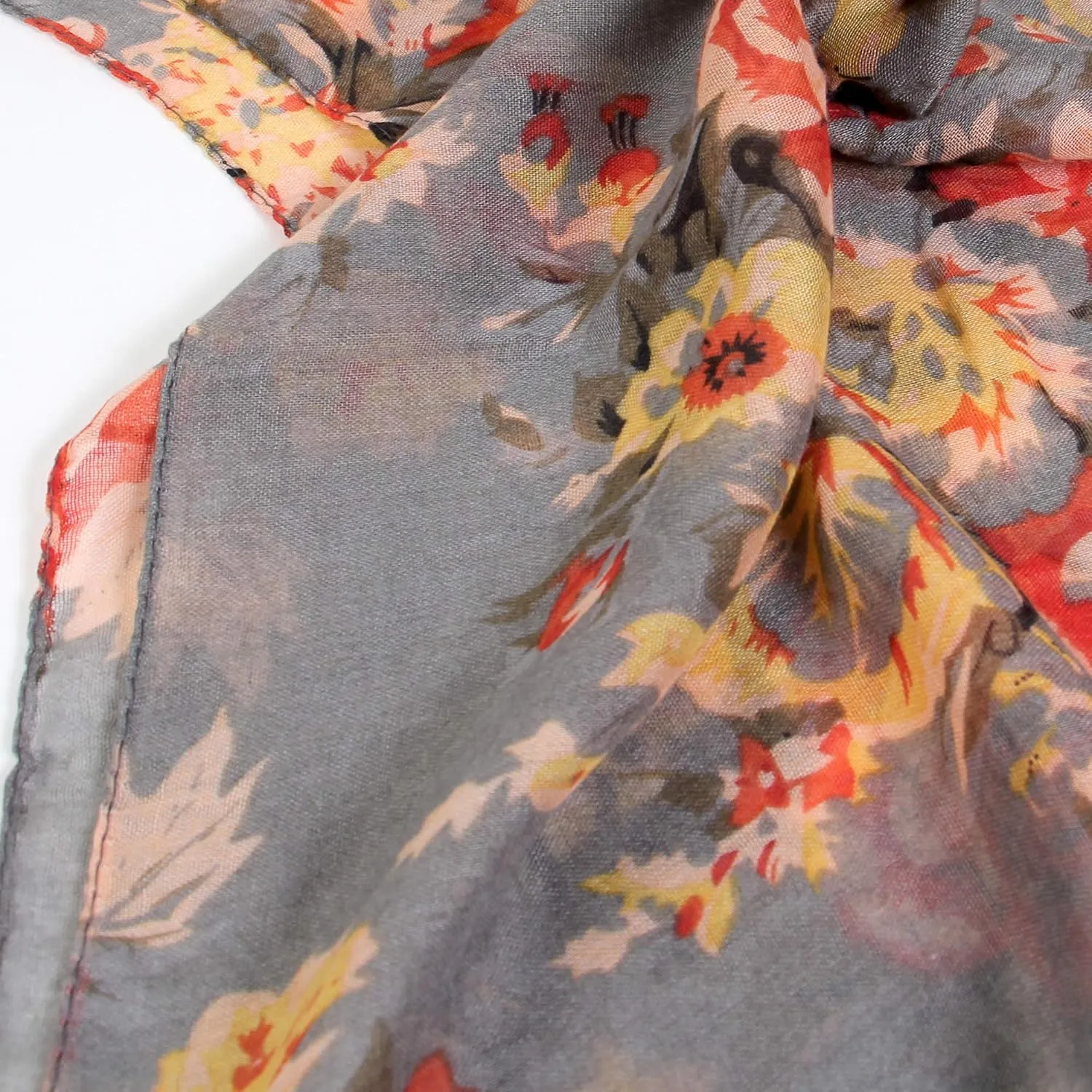 Scarfand's Romantic Rose Prints & Floral Patterns Lightweight Infinity Fashion Scarves Wraps