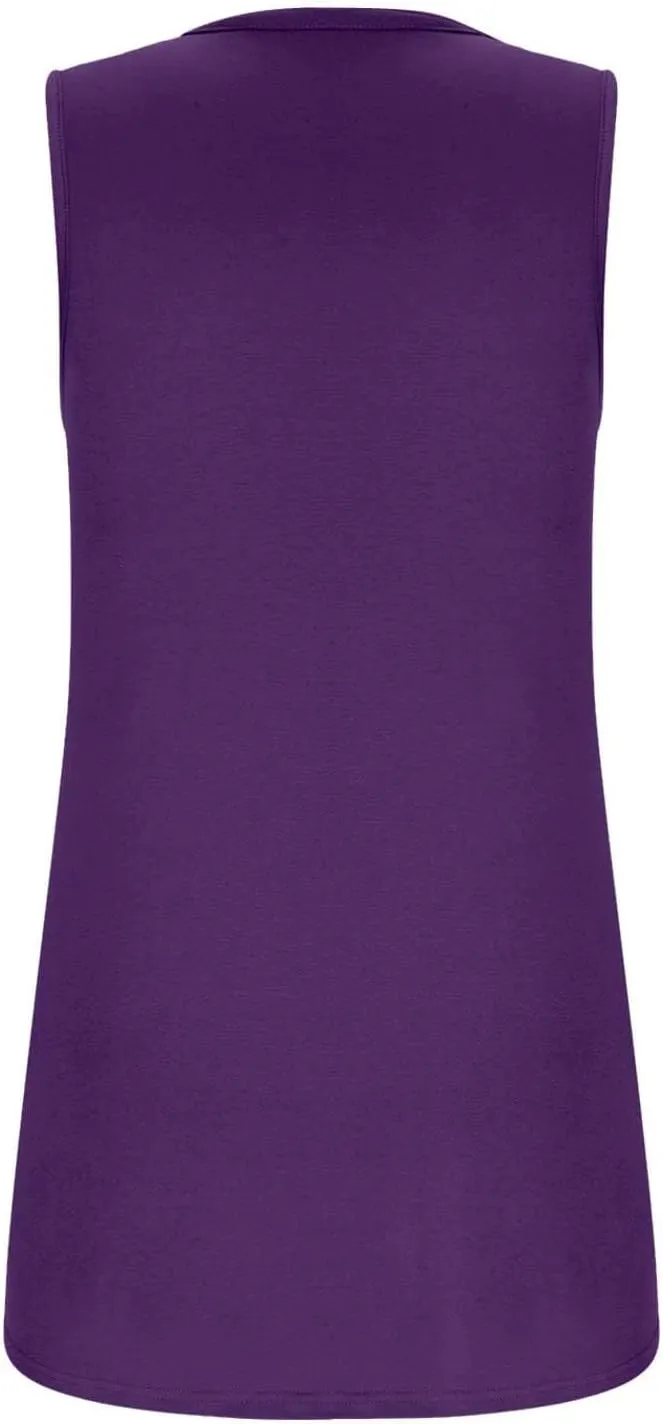 Summer Going Out Tank Tops for Women 2025 Loose Fit Pleated Square Neck Sleeveless Shirt Curved Hem Flowy Vest Basic