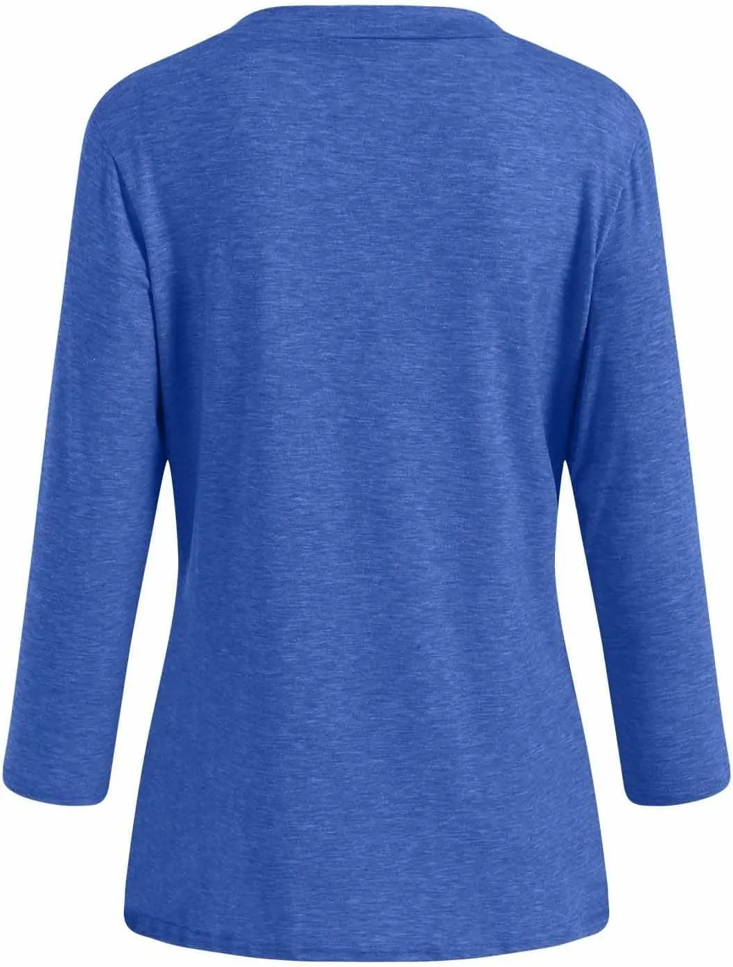 Summer Tops for Women 2025 3/4 Sleeve V Neck Shirts Casual Tunic Tops Fashion Cute Blouse Loose Basic Tops