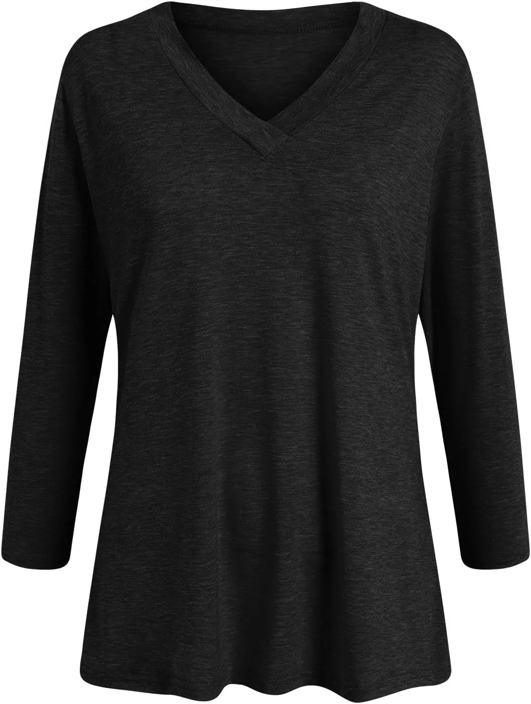 Summer Tops for Women 2025 3/4 Sleeve V Neck Shirts Casual Tunic Tops Fashion Cute Blouse Loose Basic Tops