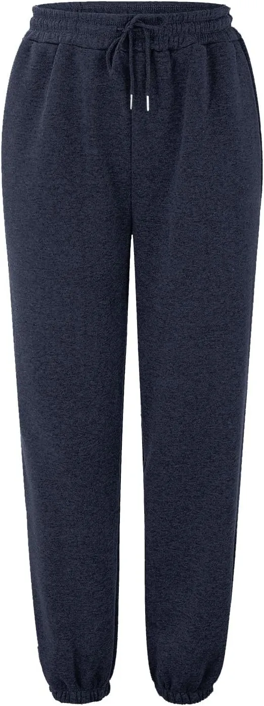 Sweatpants Women Women's High Waisted Sweatpants Workout Active Joggers Pants Baggy Lounge Bottoms Wide Leg Pants