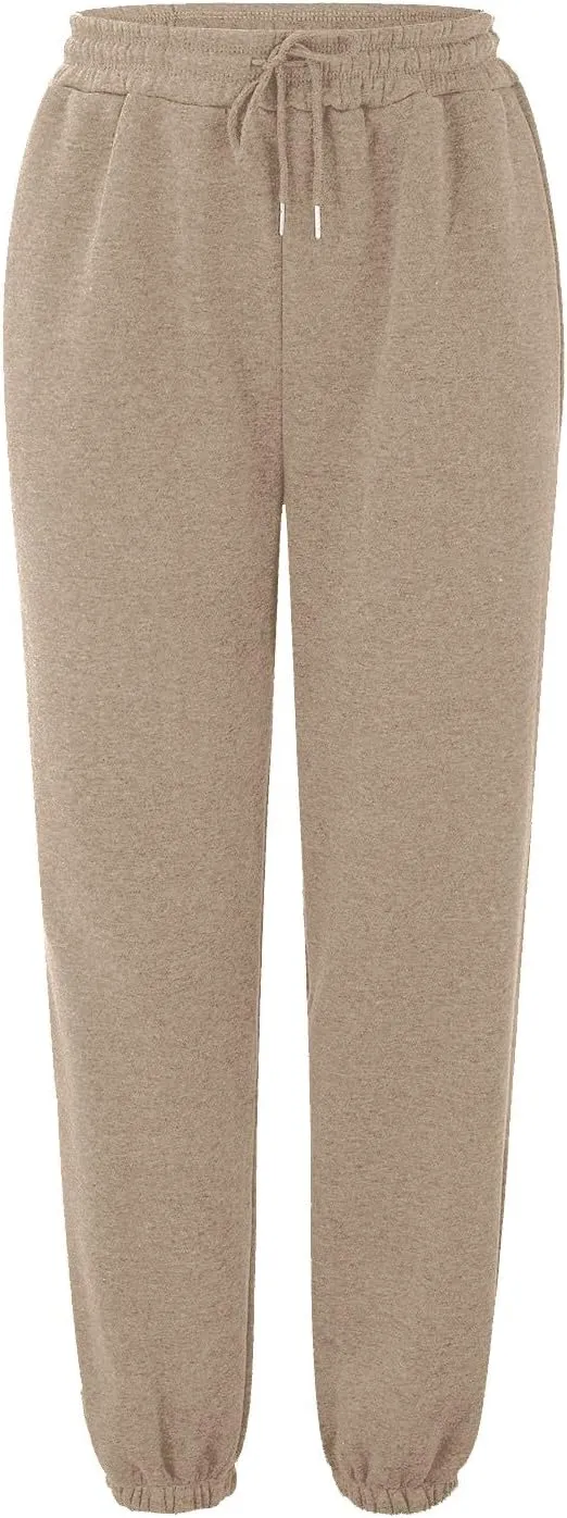 Sweatpants Women Women's High Waisted Sweatpants Workout Active Joggers Pants Baggy Lounge Bottoms Wide Leg Pants