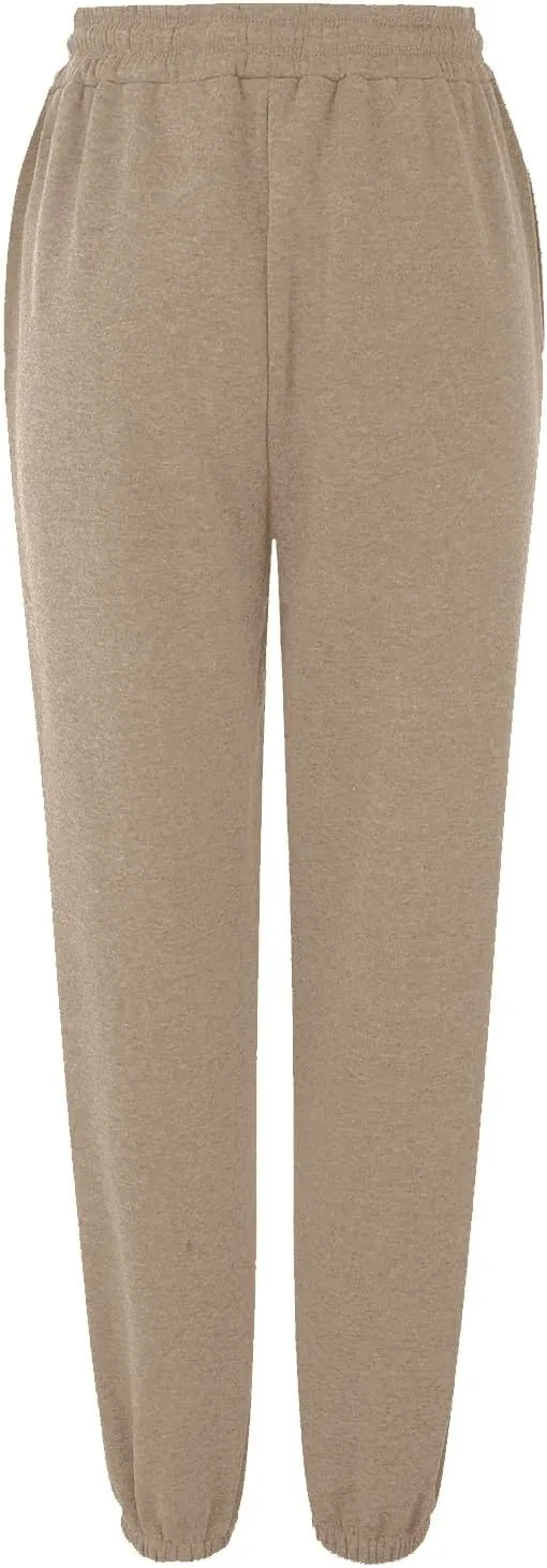 Sweatpants Women Women's High Waisted Sweatpants Workout Active Joggers Pants Baggy Lounge Bottoms Wide Leg Pants