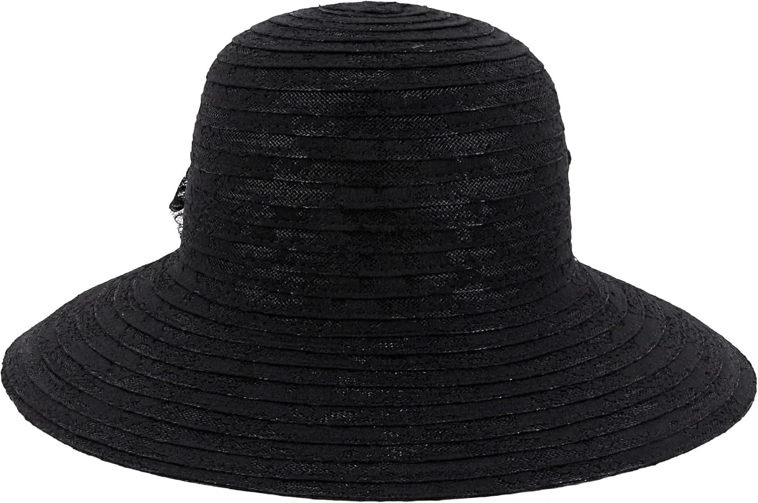 Testudineus Women's Organza Church Hat Kentucky Derby Fascinator Cap for Tea Party Bridal Wedding Dress Sun Hat