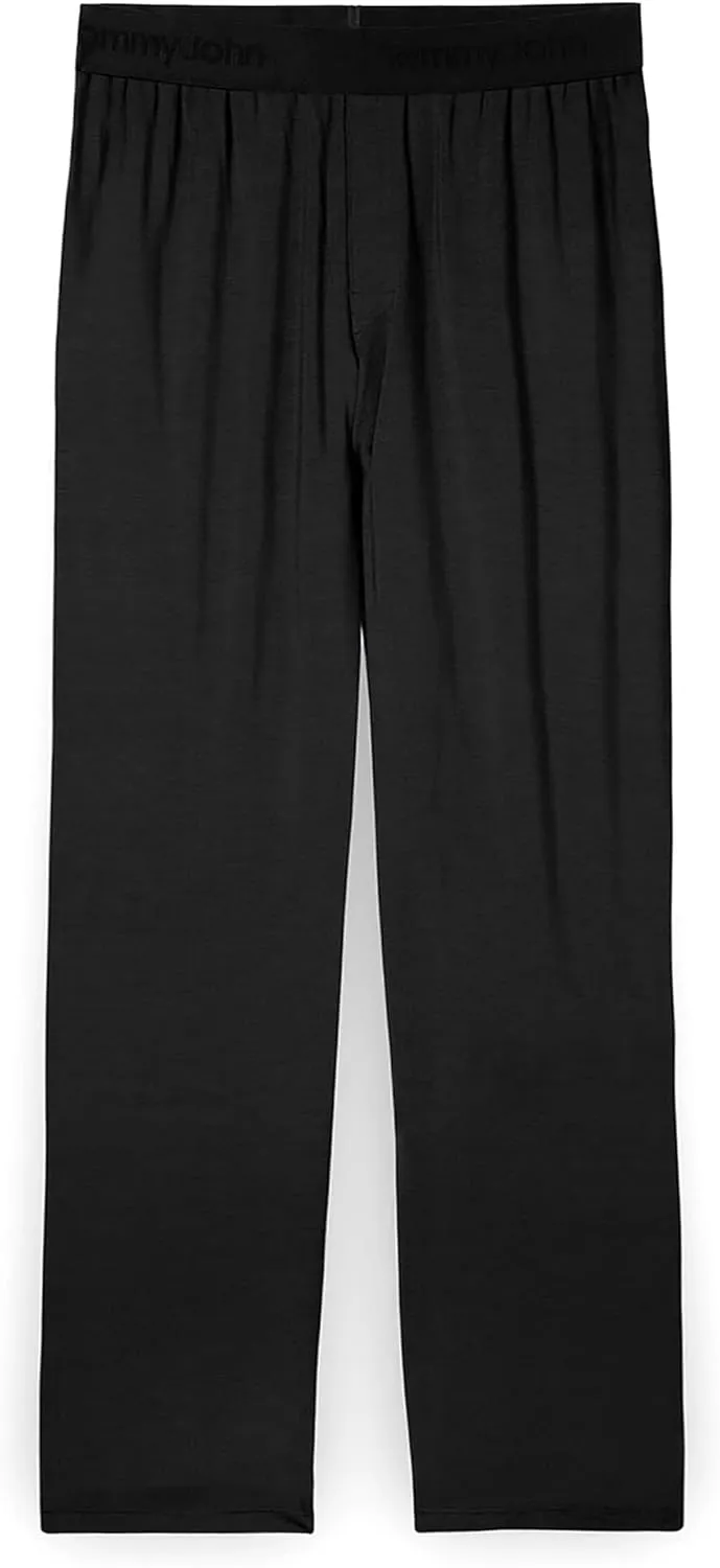Tommy John Men's Second Skin Pajama Pants - Comfortable Soft Sleep & Lounge Bottoms for Men