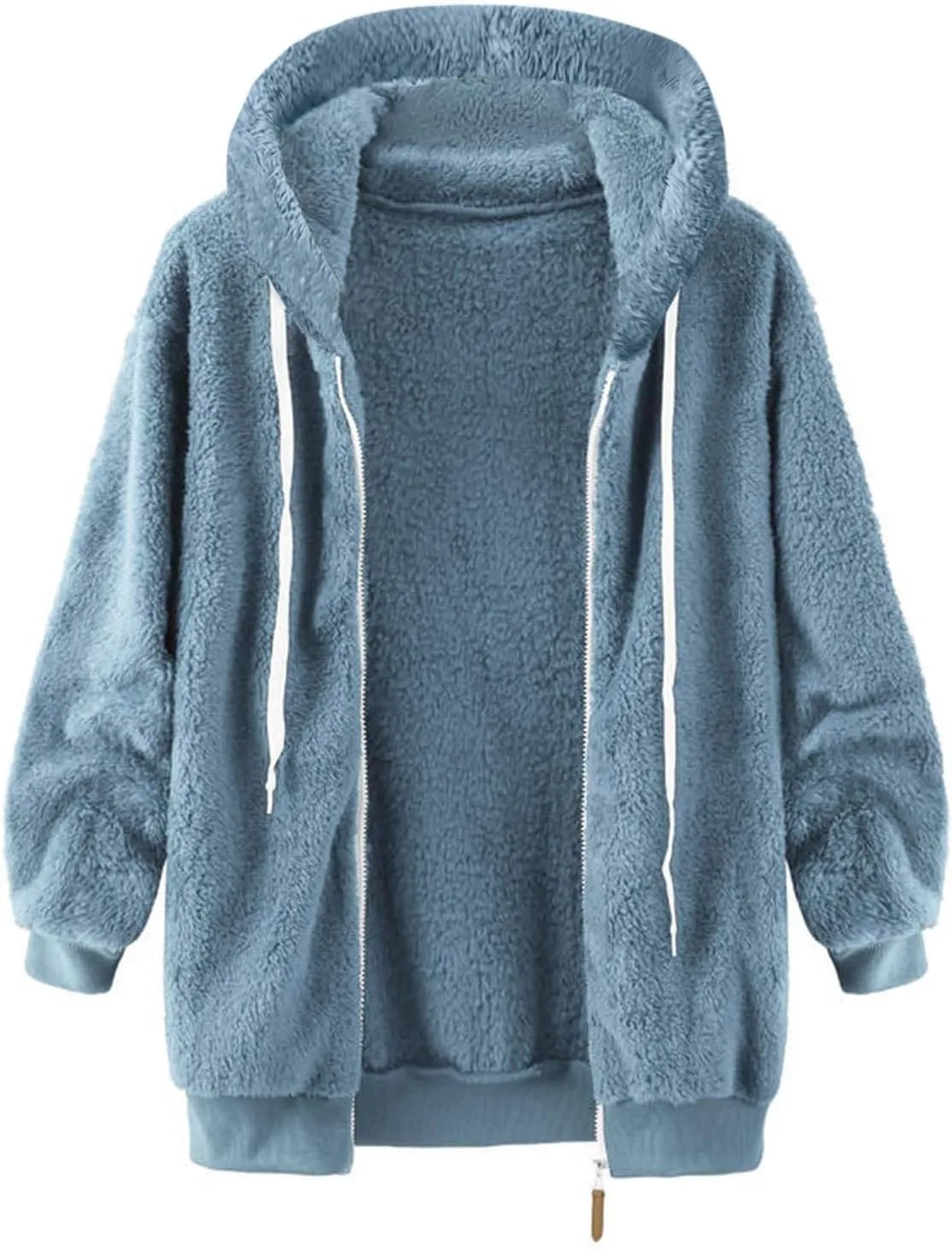 Winter Coats for Women 2023 Fuzzy Fleece Sherpa Jacket Warm Outerwear Button Down Long Sleeve Cardigan Plush Sweater