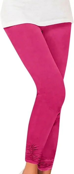 Women's Fleece Lined Leggings High Waisted Jogger Pants Lined Winter Thicken Outdoor Yoga Bootcut Thermal Winter
