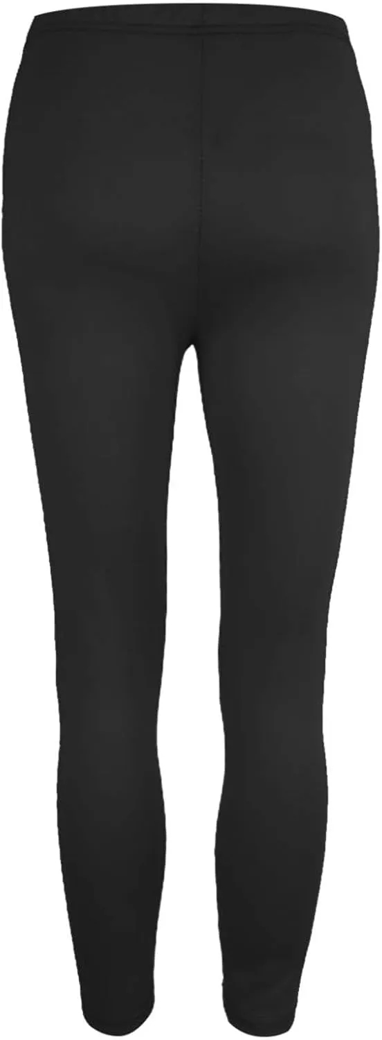 Women's Fleece Lined Leggings Slim Printed Elastic Long Boot Pants Pants High Waisted Flare Leggings Water Resistant