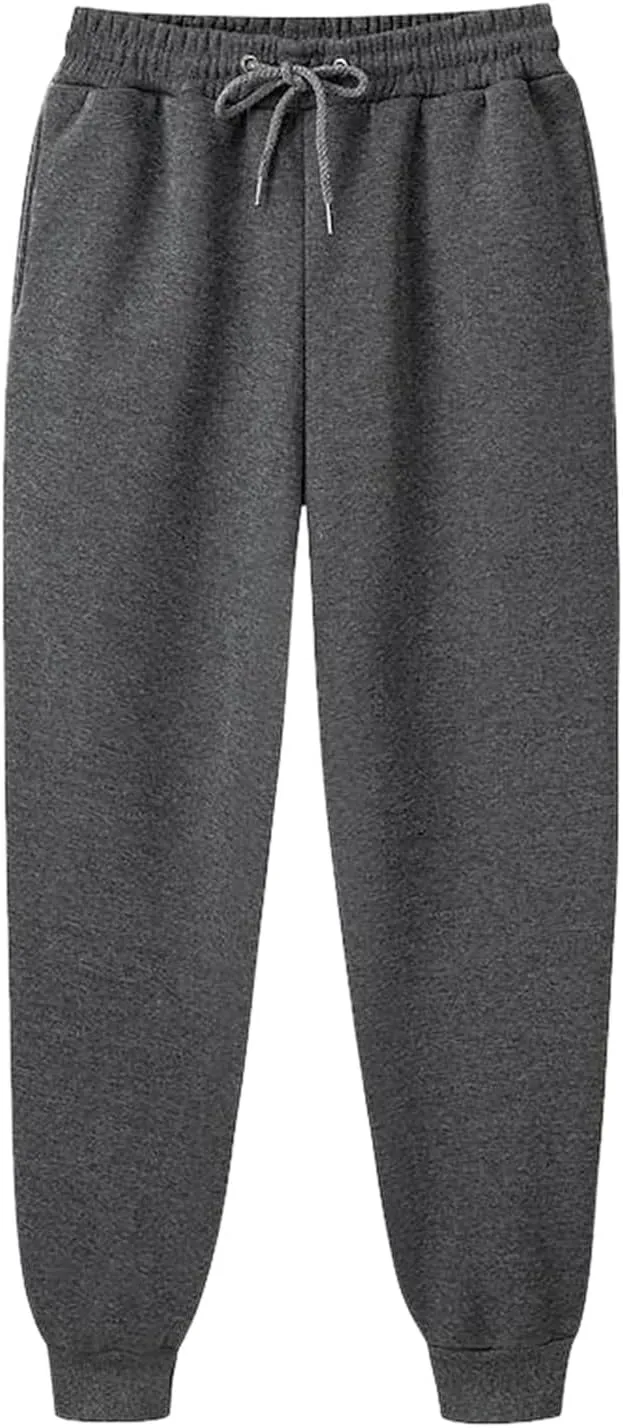 Womens High Waisted Joggers Cinch Bottom Baggy Sweatpants Casual Workout Pants Track Jogging Lounge Bottoms Trousers