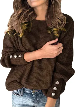 Womens Long Sleeve Turtleneck Tops 2023 Plus Size Pullover Sweaters Solid Knit Tunic Jumper Top