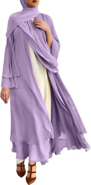 Womens Muslim Robe Loose Fancy Maxi Dress Turkey Islamic Middle East Dubai Long Gown Full Length Dress with Belt