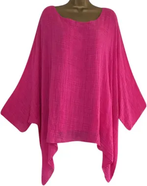 Women's Short Sleeve Linen Shirt Casual Round Neck Oversized T Shirts Plain Loose Fit Summer Tee Shirt