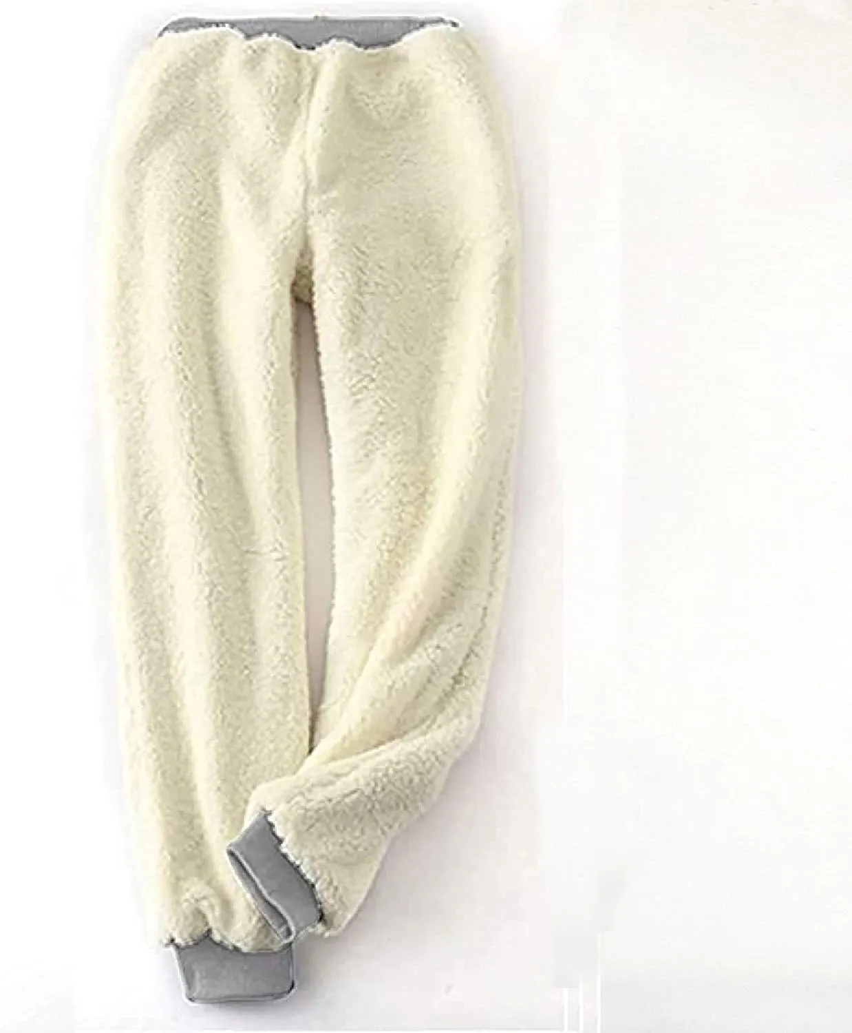 Womens Winter Sherpa Lined Sweatpants Thermal Warm Fleece Joggers Drawstring Athletic Active Lounge Pant with Pocket
